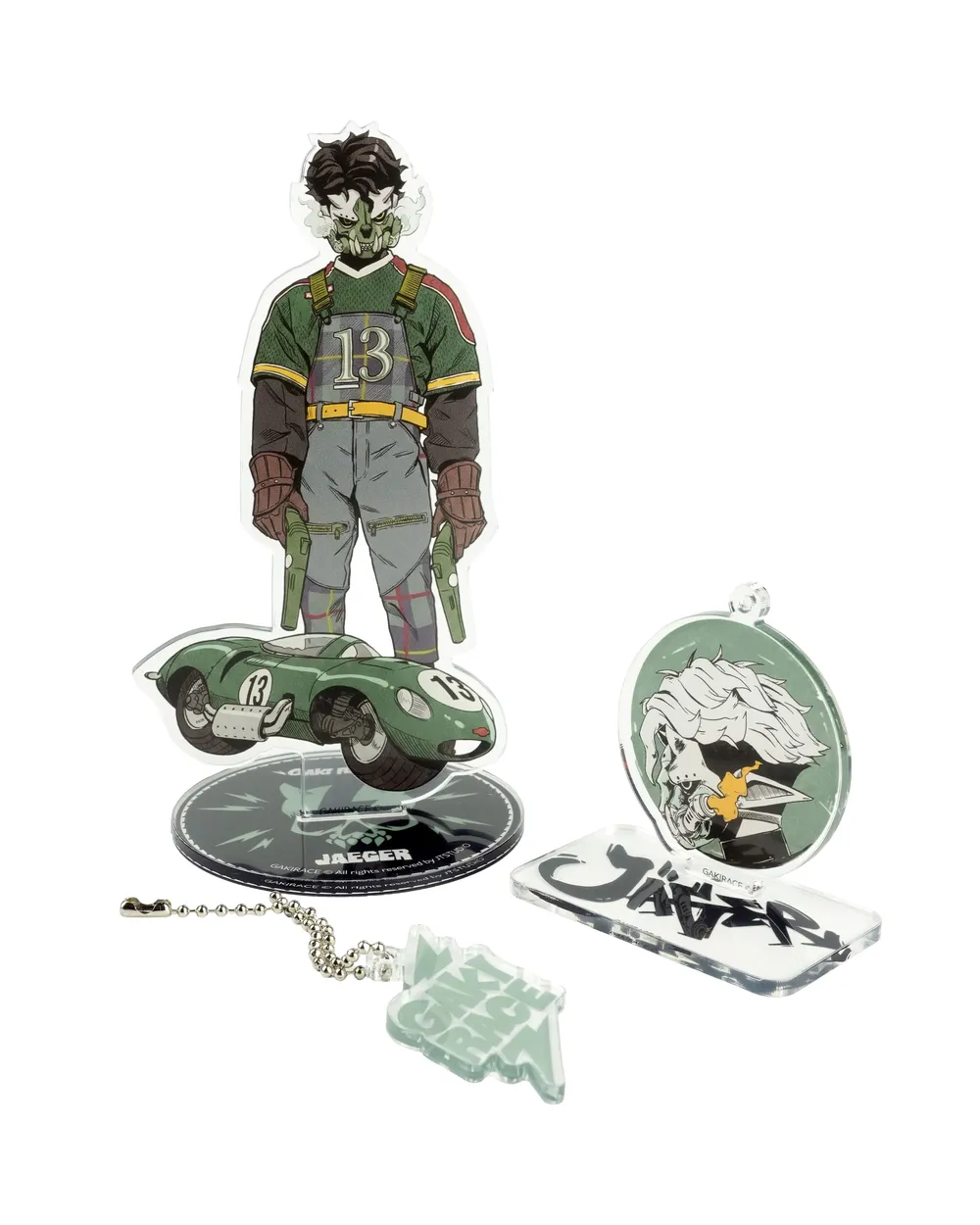 GAKIRACE ©Jaeger - Acrylic Keychain set
