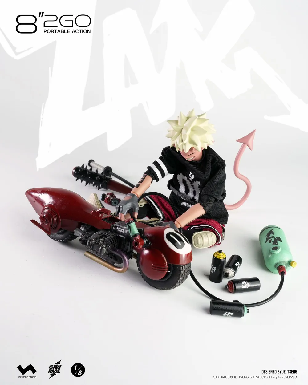 GAKI RACE 1/8 Zaiki 8"2GO series. 9