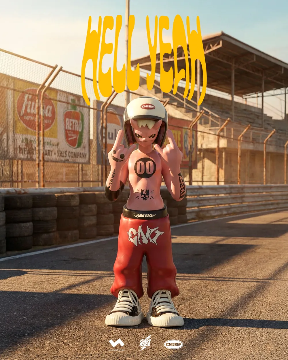 Chief x GAKI RACE - Hell Yeah 00 Zaiki Figure 2