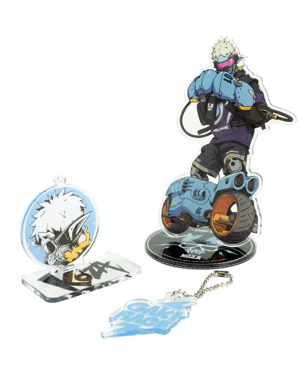 GAKIRACE ©Koza - Acrylic Keychain set