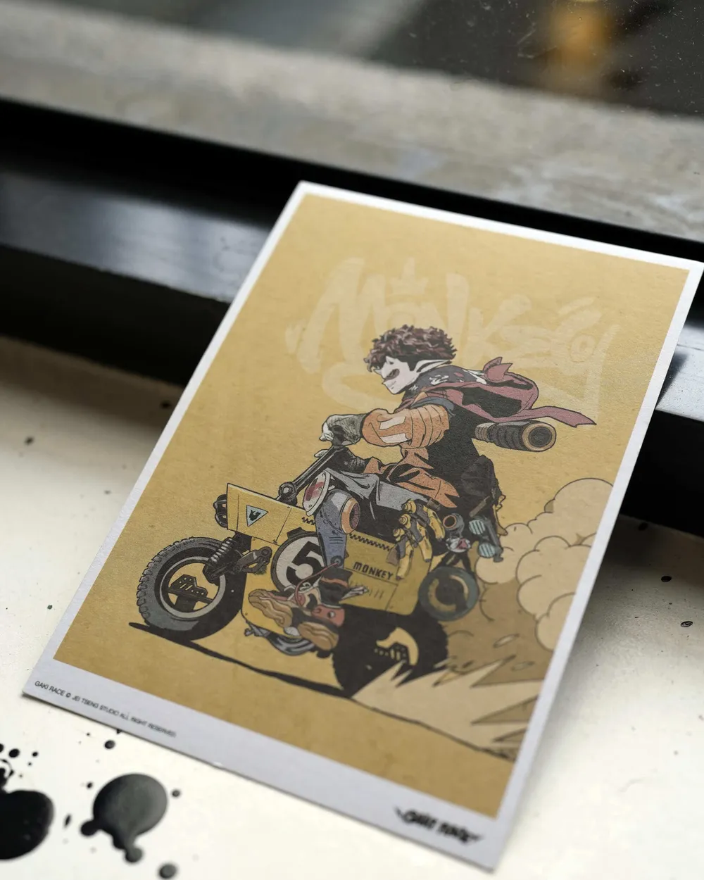 GAKIRACE ©Monkey - Postcard 2