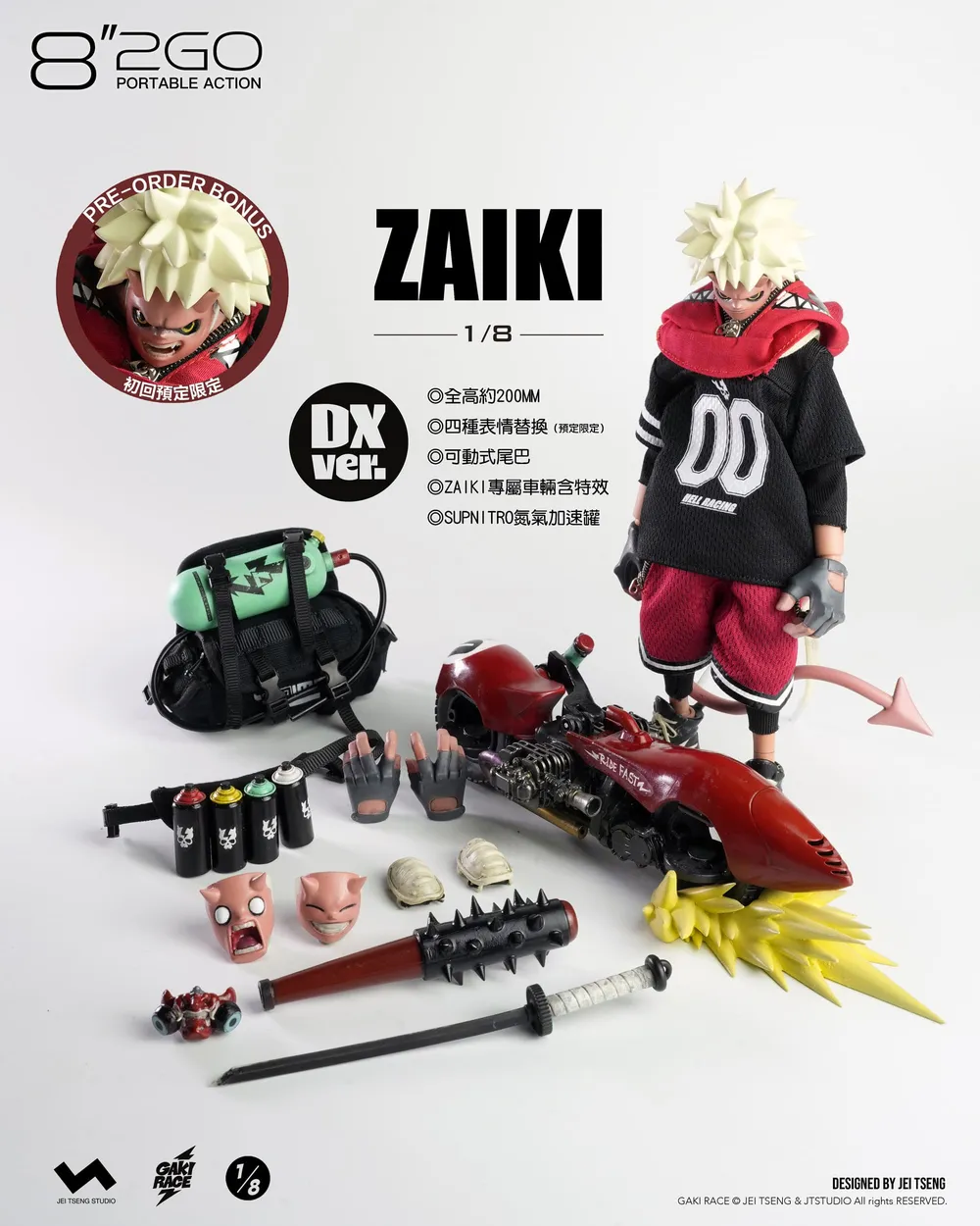 GAKI RACE 1/8 Zaiki 8"2GO series. 4