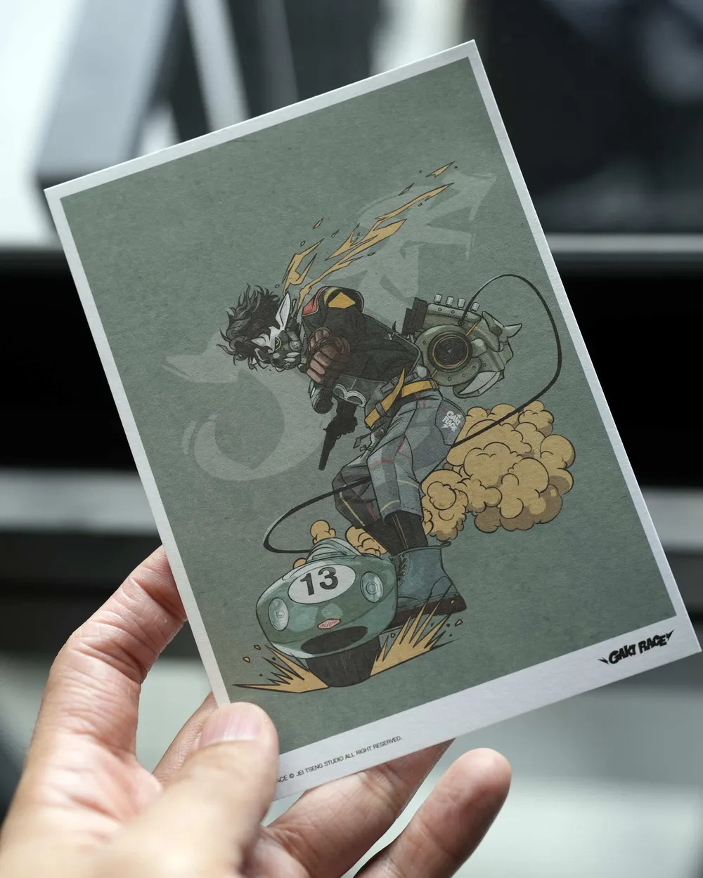 GAKIRACE ©Jaeger - Postcard 3