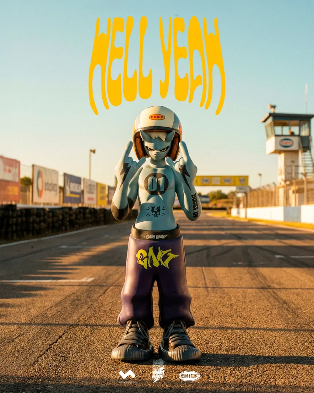 Chief x GAKI RACE - Hell Yeah 01 KOZA Figure 2