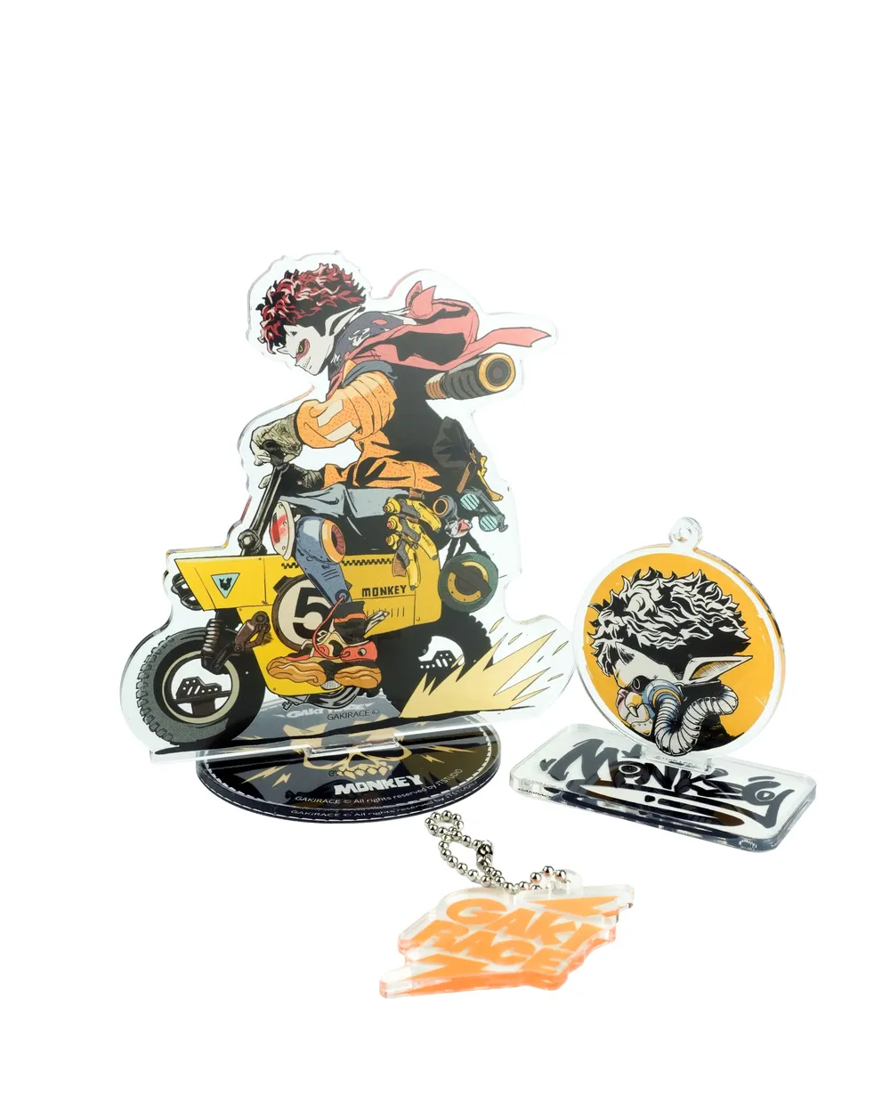 GAKIRACE ©Monkey - Acrylic Keychain set