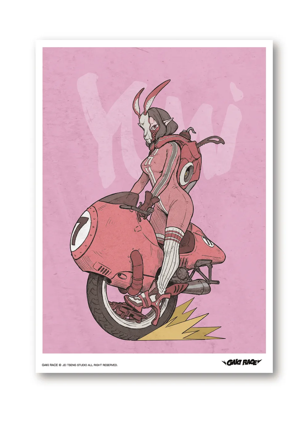 GAKIRACE ©Yumi - Postcard