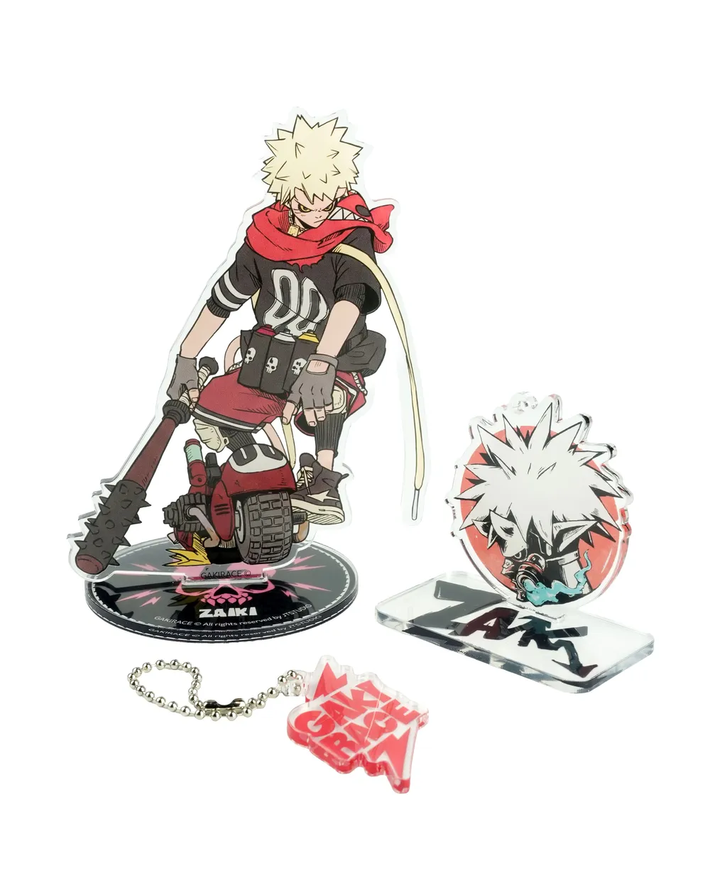 GAKIRACE ©Zaiki - Acrylic Keychain set